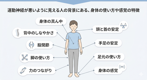 運動神経が悪いと言われる選手の特徴